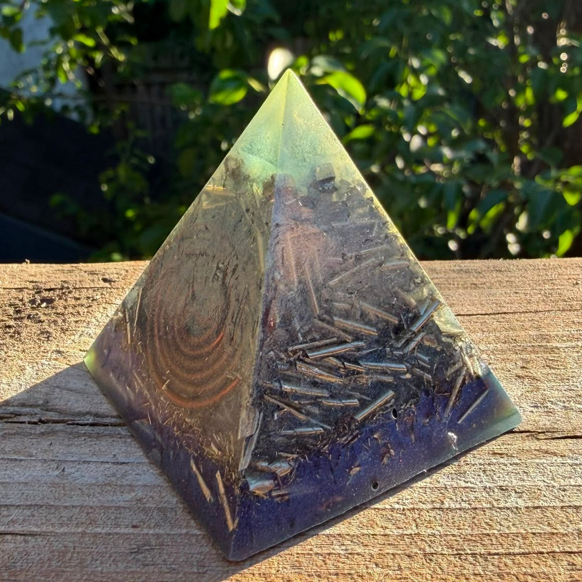 Fluorite / Shungite Pyramid 👽⃤